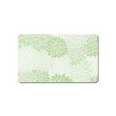 Floral Pattern Magnet (name Card) by Valentinaart