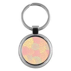 Floral Pattern Key Chains (round)  by Valentinaart