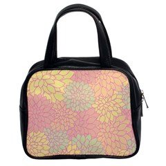 Floral Pattern Classic Handbags (2 Sides) by Valentinaart