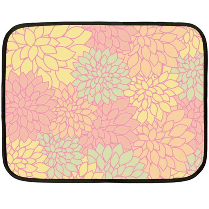 Floral pattern Fleece Blanket (Mini)