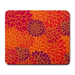 Floral Pattern Large Mousepads by Valentinaart