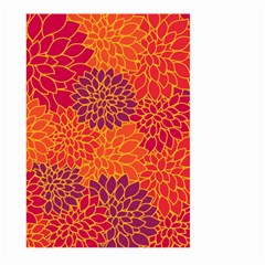 Floral Pattern Large Garden Flag (two Sides) by Valentinaart