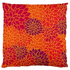 Floral Pattern Standard Flano Cushion Case (one Side) by Valentinaart