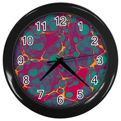 Pattern Wall Clocks (Black)