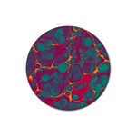 Pattern Rubber Coaster (Round)  Front