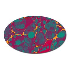 Pattern Oval Magnet