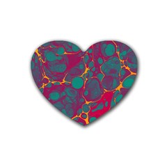 Pattern Heart Coaster (4 pack) 