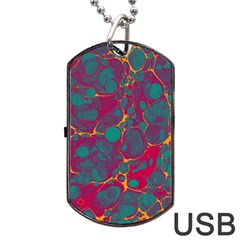 Pattern Dog Tag USB Flash (One Side)