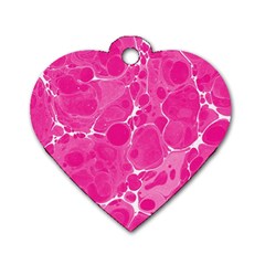 Pattern Dog Tag Heart (one Side) by Valentinaart