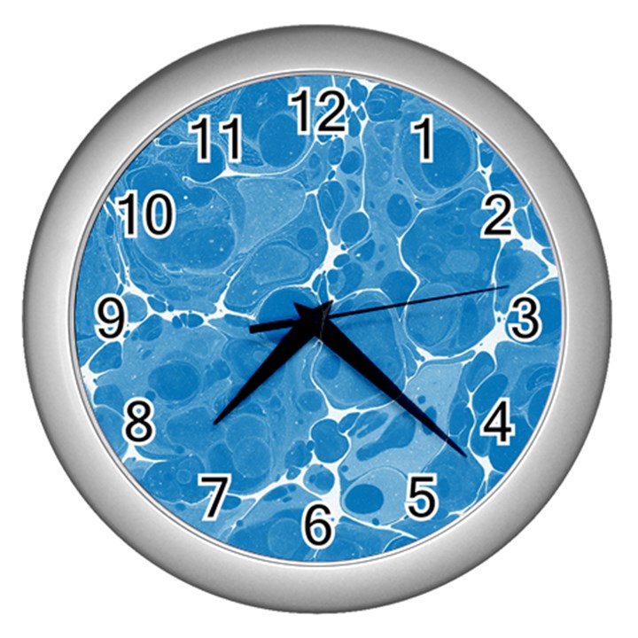 Pattern Wall Clocks (Silver) 