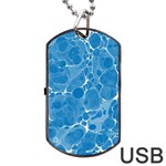 Pattern Dog Tag USB Flash (One Side) Front