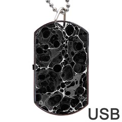 Pattern Dog Tag Usb Flash (two Sides) by Valentinaart