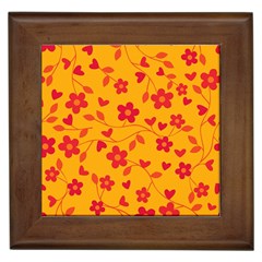 Floral pattern Framed Tiles