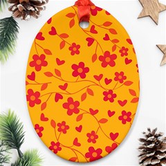 Floral pattern Ornament (Oval)