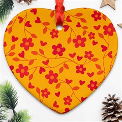 Floral pattern Ornament (Heart)