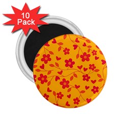 Floral pattern 2.25  Magnets (10 pack) 