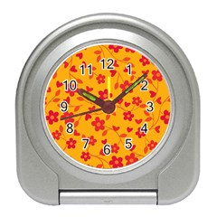 Floral pattern Travel Alarm Clocks