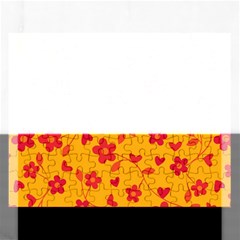 Floral pattern Rectangular Jigsaw Puzzl