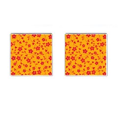 Floral pattern Cufflinks (Square)