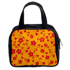 Floral pattern Classic Handbags (2 Sides)