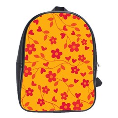 Floral pattern School Bags(Large) 