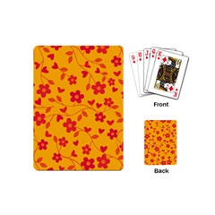 Floral pattern Playing Cards (Mini) 