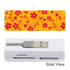 Floral Pattern Memory Card Reader (stick)  by Valentinaart