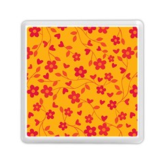 Floral pattern Memory Card Reader (Square) 