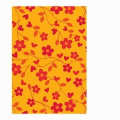 Floral pattern Small Garden Flag (Two Sides)