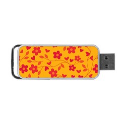 Floral pattern Portable USB Flash (Two Sides)