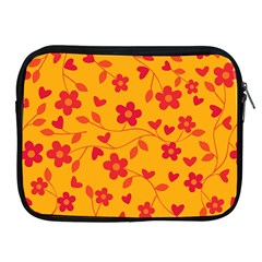 Floral Pattern Apple Ipad 2/3/4 Zipper Cases