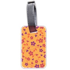 Floral Pattern Luggage Tags (two Sides) by Valentinaart