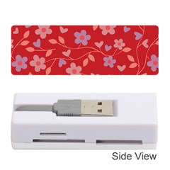 Floral Pattern Memory Card Reader (stick)  by Valentinaart