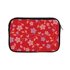 Floral Pattern Apple Ipad Mini Zipper Cases by Valentinaart