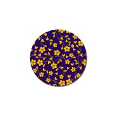 Floral Pattern Golf Ball Marker (4 Pack)