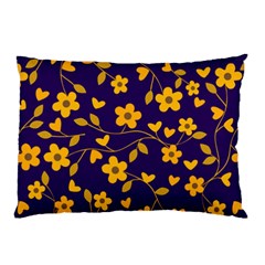 Floral Pattern Pillow Case by Valentinaart