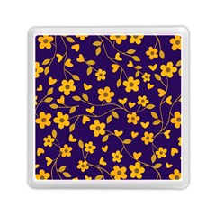 Floral Pattern Memory Card Reader (square)  by Valentinaart