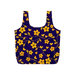 Floral Pattern Full Print Recycle Bags (s)  by Valentinaart