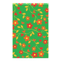 Floral Pattern Shower Curtain 48  X 72  (small)  by Valentinaart