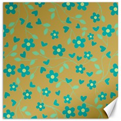 Floral Pattern Canvas 20  X 20   by Valentinaart