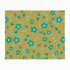 Floral Pattern Small Glasses Cloth (2-side) by Valentinaart