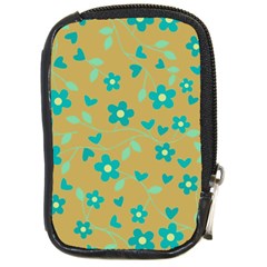 Floral Pattern Compact Camera Cases by Valentinaart