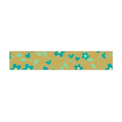 Floral Pattern Flano Scarf (mini) by Valentinaart