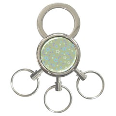 Floral Pattern 3-ring Key Chains by Valentinaart