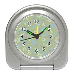 Floral Pattern Travel Alarm Clocks by Valentinaart