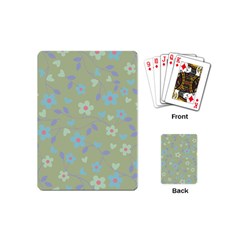 Floral Pattern Playing Cards (mini)  by Valentinaart