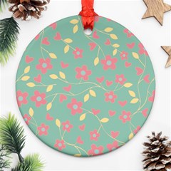 Floral Pattern Ornament (round) by Valentinaart