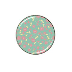 Floral Pattern Hat Clip Ball Marker (4 Pack)