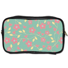 Floral Pattern Toiletries Bags 2-side by Valentinaart