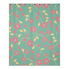 Floral Pattern Shower Curtain 60  X 72  (medium)  by Valentinaart